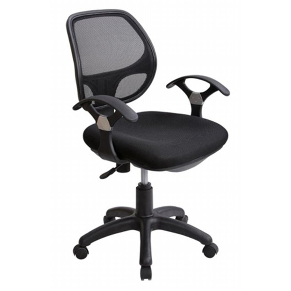 Techni Mobili Techni Mobili RTA-0097M-BK Mid-Back Mesh Task Chair - Black RTA-0097M-BK